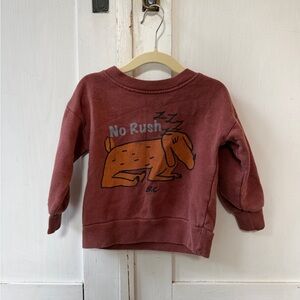 No Rush Kids Sweatshirt - Rust